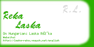 reka laska business card